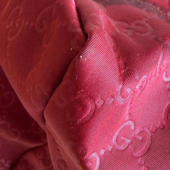 REHAB Gucci Reddish Monogram Tote Bag - Picture 16 of 16